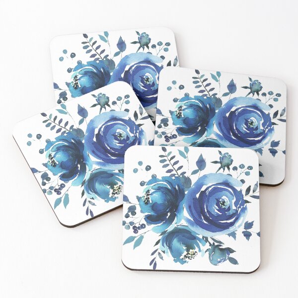 Item preview, Blue flowers designed and sold by azomiross.