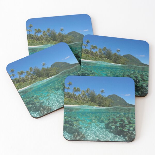 Item preview, Pacific island fish underwater and tropical coast designed and sold by Seaphotoart.