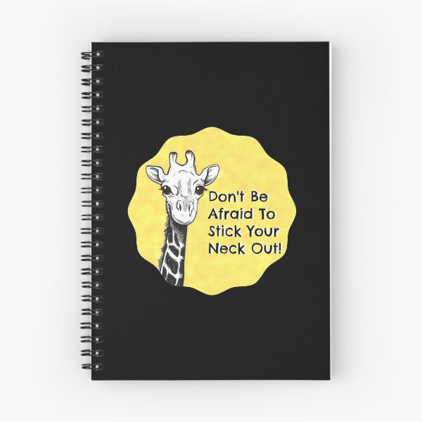 Item preview, Inspirational Giraffe Don't Be Afraid To Stick Your Neck Out designed and sold by TheButtonCrew.