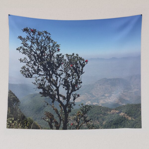 Item preview, Flower Tree on Top of The Mountains - Landscape Thailand designed and sold by Travelforever.