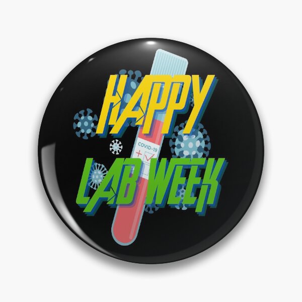 Item preview, HAPPY LAB WEEK TEST TUBE MEDICAL LABORATORY SCIENTIST  designed and sold by Hippiesole.
