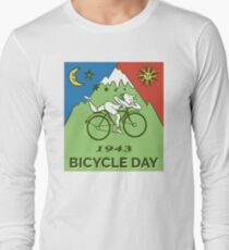 Bicycle Day T-shirt - 1943 Vintage (Albert Hofmann LSD) Long Sleeve T-Shirt