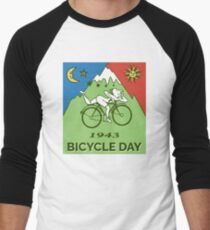 Bicycle Day T-shirt - 1943 Vintage (Albert Hofmann LSD) Men's Baseball ¾ T-Shirt
