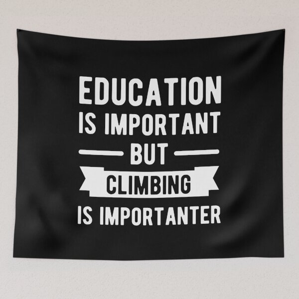 Item preview, Climbing climber bouldering funny saying designed and sold by CentralDesignz.