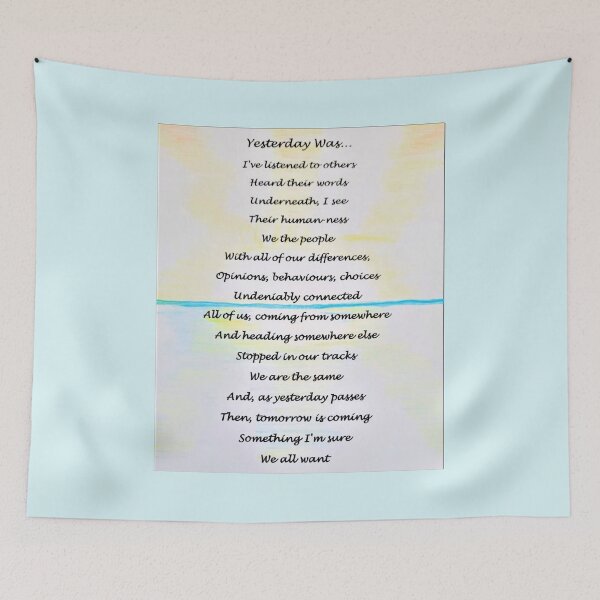 Item preview, Yesterday Was.... A Poem designed and sold by DETalas.