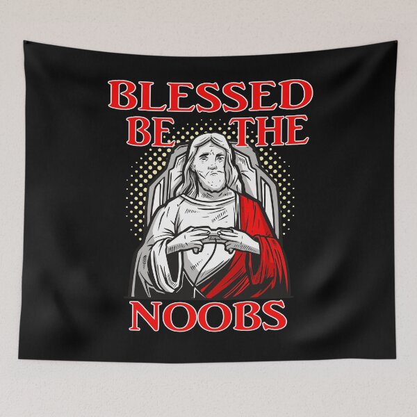 Item preview, Gamer Jesus Blessed be the Noobs designed and sold by Frosty1489.