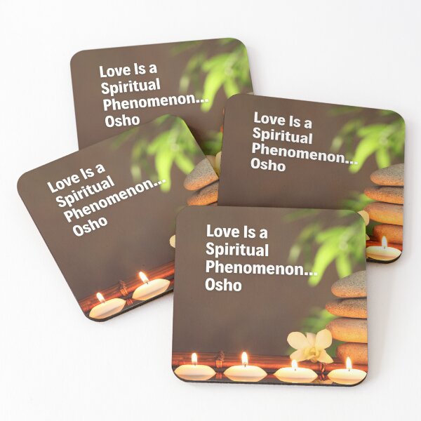 Item preview, Osho Quote - Love Is a Spiritual Phenomenon... designed and sold by RetComly.