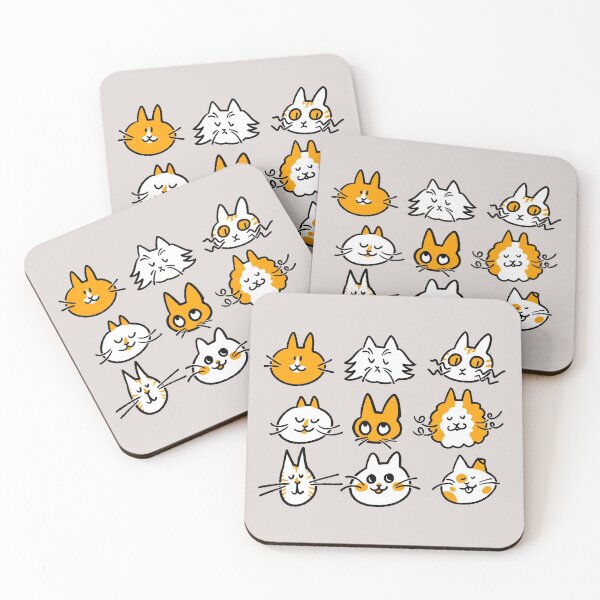 Item preview, Kitty doodles pattern designed and sold by meg-dl.