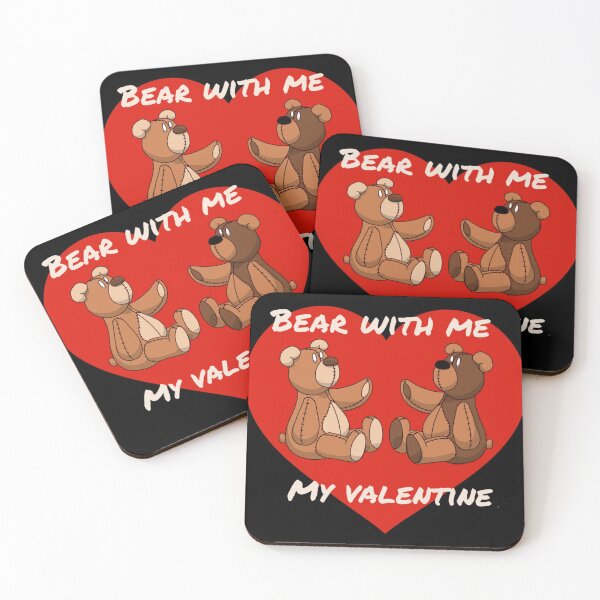 Item preview, Bear with me my valentine designed and sold by Pittstop.