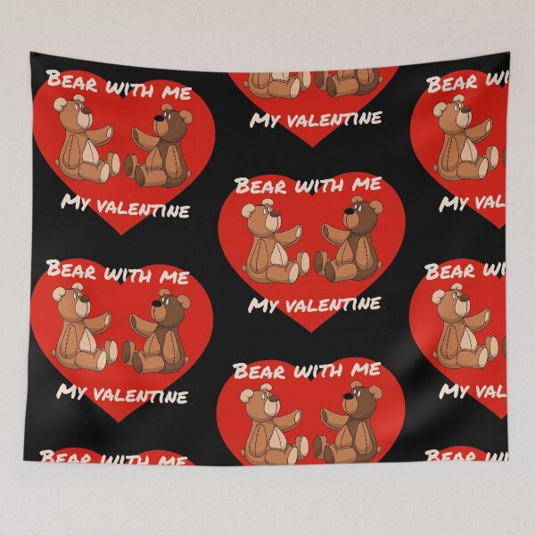 Item preview, Bear with me my valentine designed and sold by Pittstop.