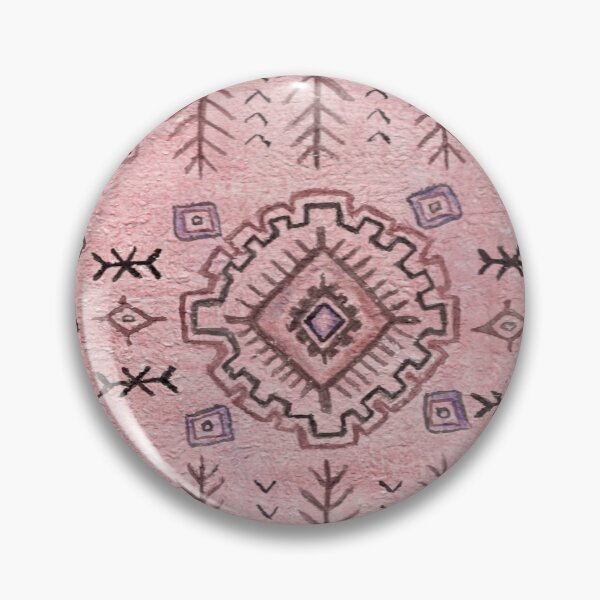Item preview, Pink Moroccan Rug, Morocco, Pink Pattern, Boho Design, Bohemian design, Persian, designed and sold by artenvironments.