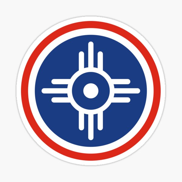 "Wichita Flag Emblem" Sticker for Sale by VexyDesigns Redbubble