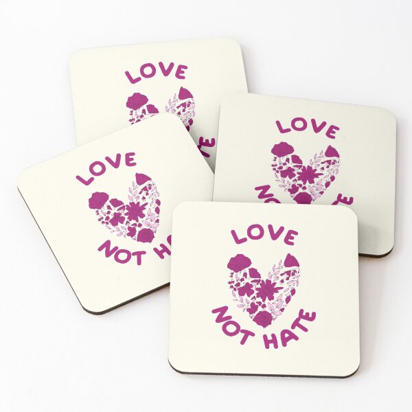 Item preview, Love Not Hate designed and sold by Windmill Wildflowers.