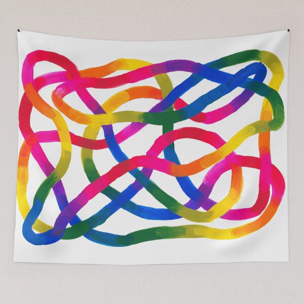 Item preview, Rainbow Tangle designed and sold by Laura Jane Kirton.