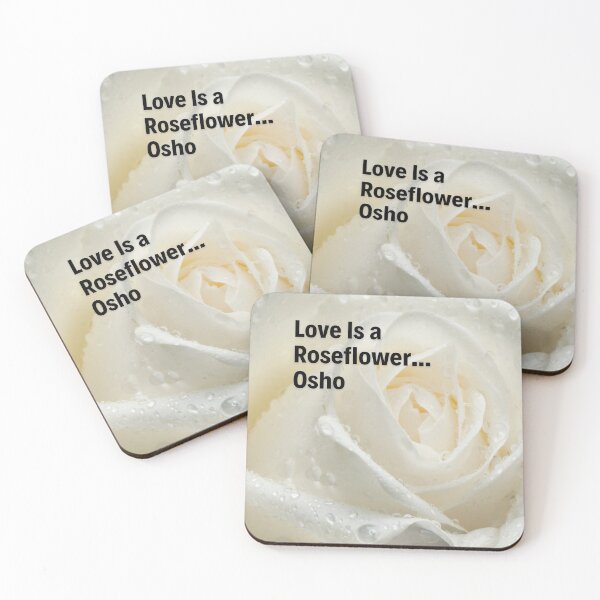 Item preview, Osho Quote - Love Is a Rose flower... designed and sold by RetComly.