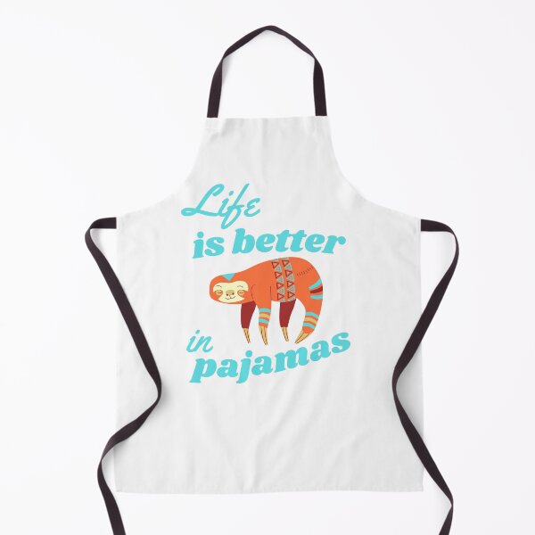 Item preview, Life Is Better In Pajamas Orange Sloth designed and sold by WhimsicaliTee.