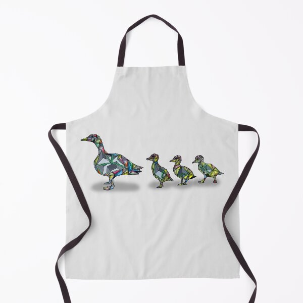 Item preview, geometric duck family with cute ducklings art designed and sold by dominic0925.