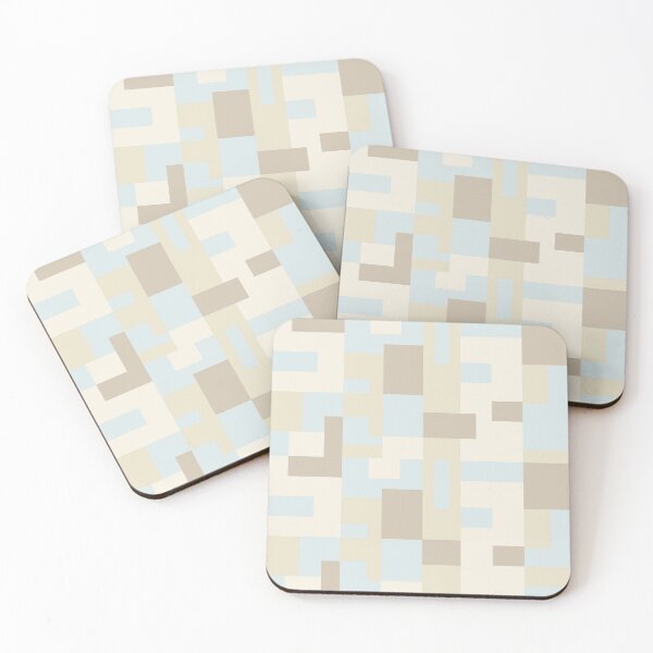 Item preview, Pastel Colored Rectangle, Square Shapes Pattern, Made Random Style designed and sold by digoarpi.