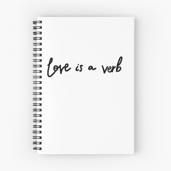 Item preview, Love is a verb designed and sold by Sarie7ft6.