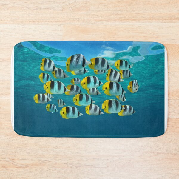 Item preview, School of colorful tropical fish Pacific ocean designed and sold by Seaphotoart.