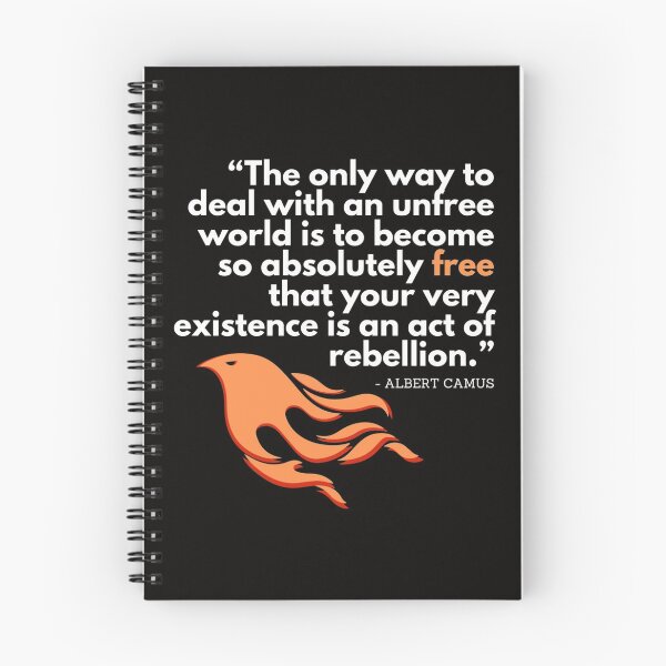 Item preview, Albert Camus - Your Very Existence (For dark fabrics) designed and sold by heavymetalteacup.