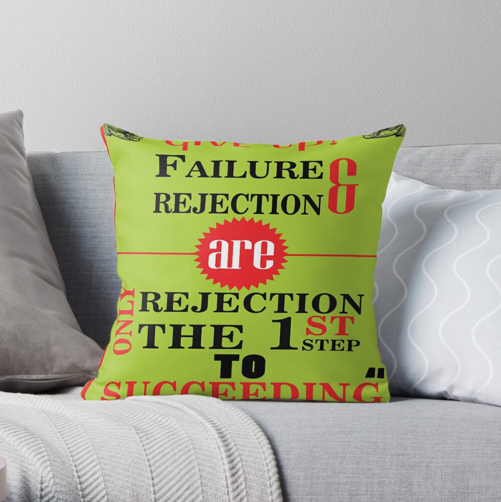 "Never give up! Jim Valvano Quotes" Throw Pillow by ...