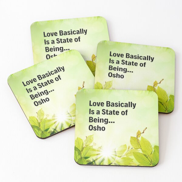 Item preview, Osho Quote - Love Basically Is a State of Being... designed and sold by RetComly.