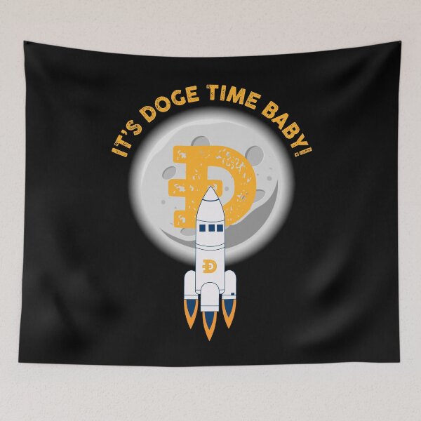 Item preview, Its Doge Time Baby Dogecoin To the Moon Graphic designed and sold by wdyoungblood.