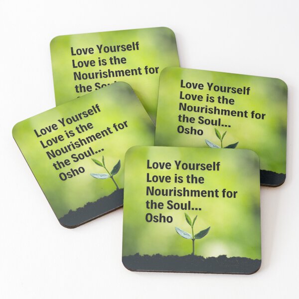 Item preview, Osho Quote - Love Yourself... designed and sold by RetComly.