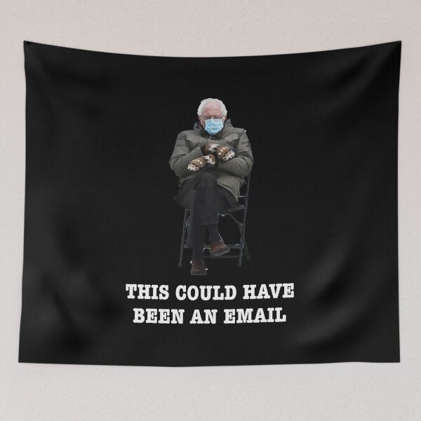 Item preview, Bernie Mittens Funny Bernie Sanders Meme Inauguration Day designed and sold by hibamouafak.