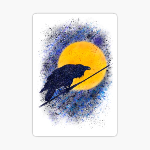The Voice of Raven Sticker