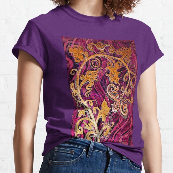 Thai Patterns an acrylic painting Classic T-Shirt