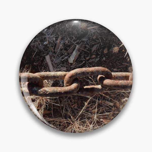 Item preview, Old rusty Chains, strong links designed and sold by Stephanie  Skeem.