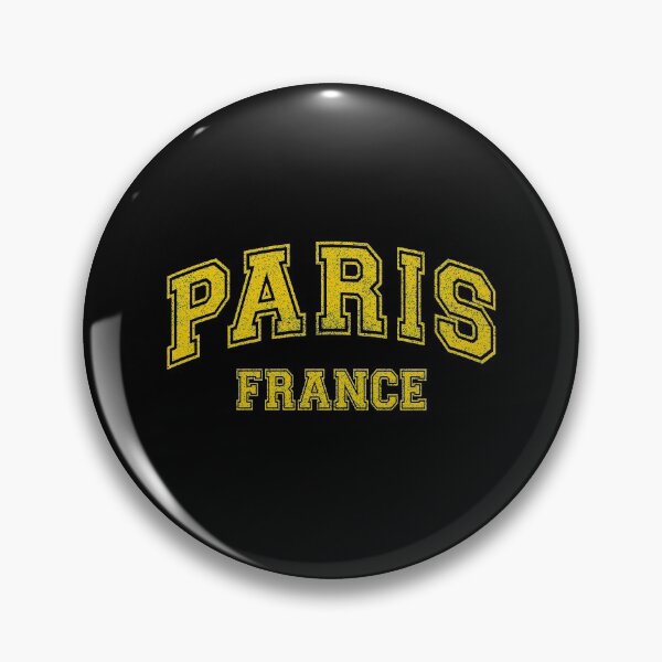 Item preview, Paris France, Classic College font, vintage grunge designed and sold by webdango.