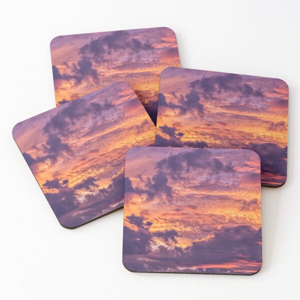 Item preview, Big Purple Color Powerful Sunset Clouds at Summer designed and sold by digoarpi.