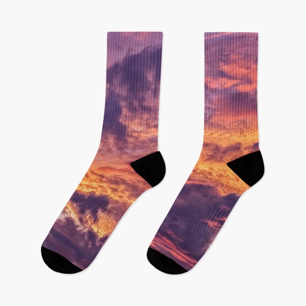 Item preview, Big Purple Color Powerful Sunset Clouds at Summer designed and sold by digoarpi.