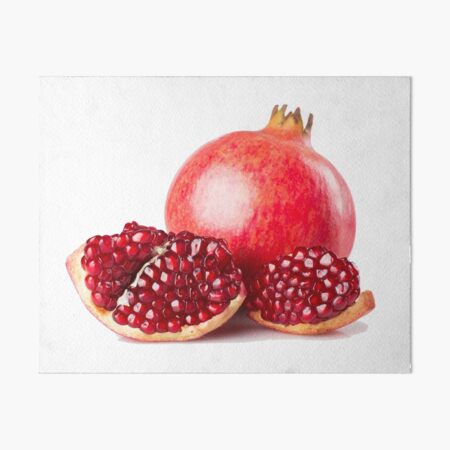 Red pomegranate juice lovers Art Board Print