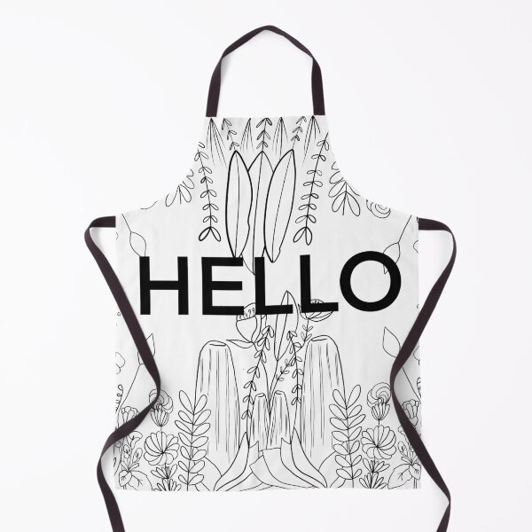 Item preview, Hello - Floral designed and sold by wallflowerbee.