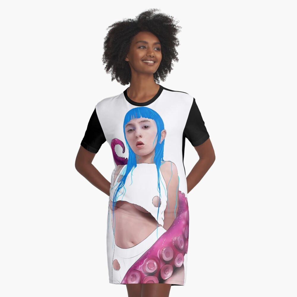 Ashnikko Graphic T-Shirt Dress for Sale by zeforow | Redbubble