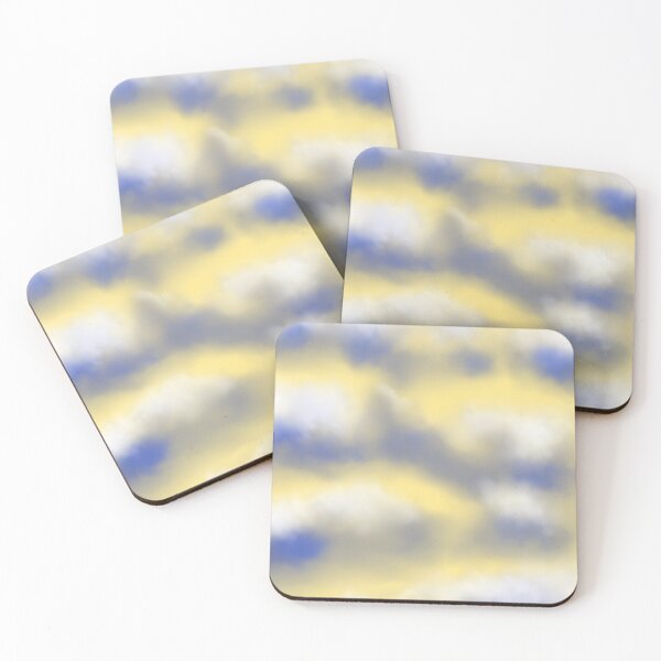 Item preview, Fluffy Blue Clouds designed and sold by MahdHaus.