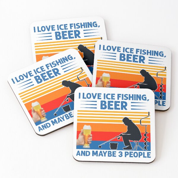 Item preview, LOVE ICE FISHING & BEER COLLECTION designed and sold by JRM Tees & More Store.