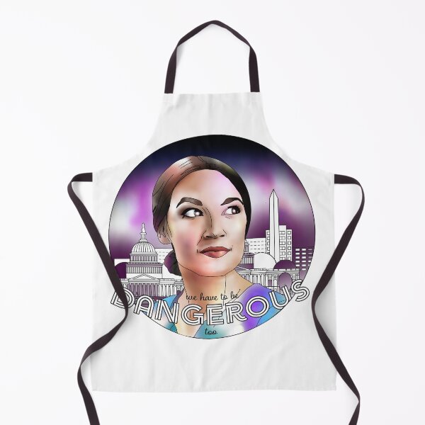 Item preview, AOC Alexandria Ocasio-Cortez We Have to be Dangerous Too MLK Day Quote designed and sold by Burnt Sugar Art + Design.