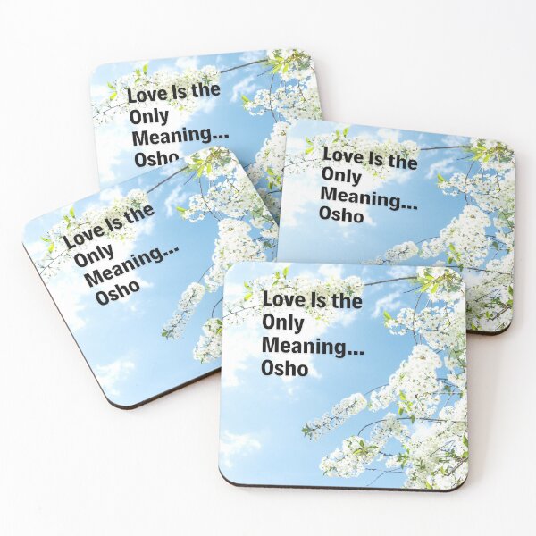 Item preview, Osho Quote - Love Is the Only Meaning... designed and sold by RetComly.