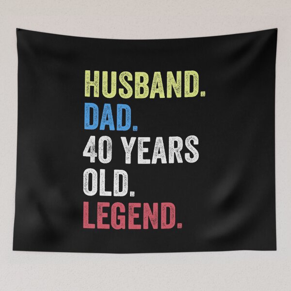 Item preview, Funny 40th mens birthday shirt for men gifts vintage for dad designed and sold by dianoo.