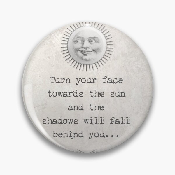 Item preview, Face The Sun, Inspirational Spiritual Quote, Celestial, Wellness designed and sold by artenvironments.