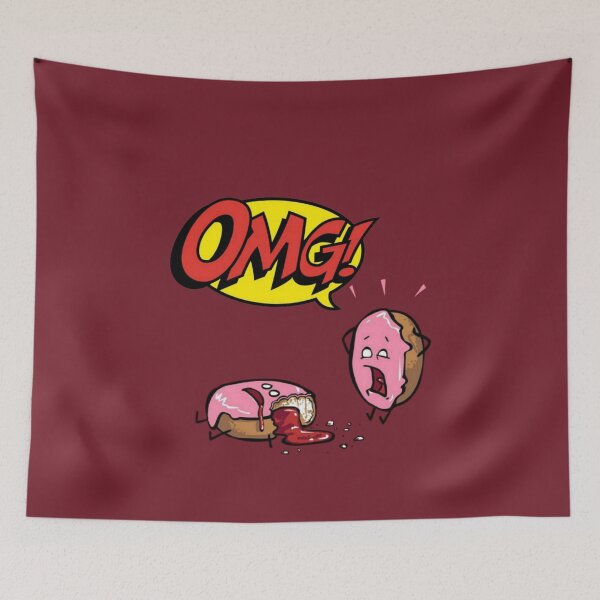 Item preview, OMG funny donut's t-shirt  designed and sold by TopDesignArt.