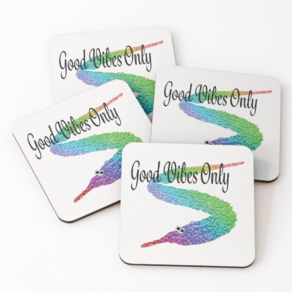Item preview, Good Vibes Only with string worm on a stick designed and sold by JAZTshirt.