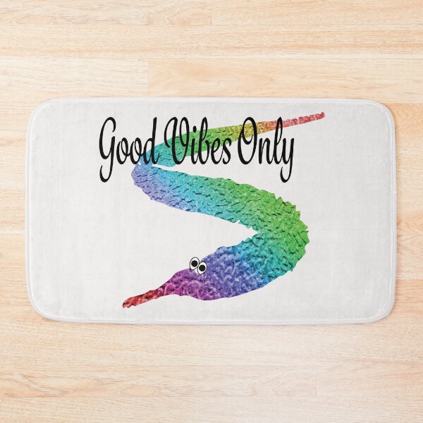 Item preview, Good Vibes Only with string worm on a stick designed and sold by JAZTshirt.