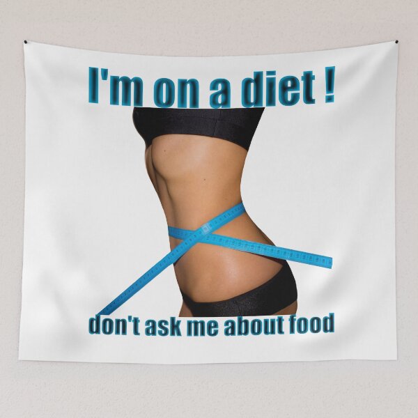 Item preview, I'm on a diet ! don't ask me about food designed and sold by nataliavavilina.