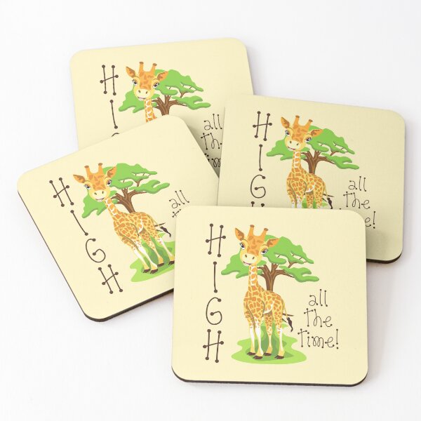 Item preview, HIGH all the Time! (on Tan) designed and sold by PawsitiveMum.